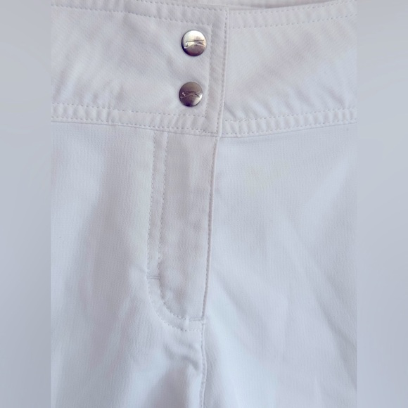 Women's Missy Slazenger GOLF Tech 5  Hydro-Dri White Shorts Size 6 - Picture 3 of 14